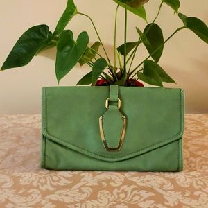 Liz Claiborne Green Clutch